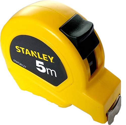 STANLEY STHT36127-812 5 Meter Plastic Short Measuring Tape (Yellow)