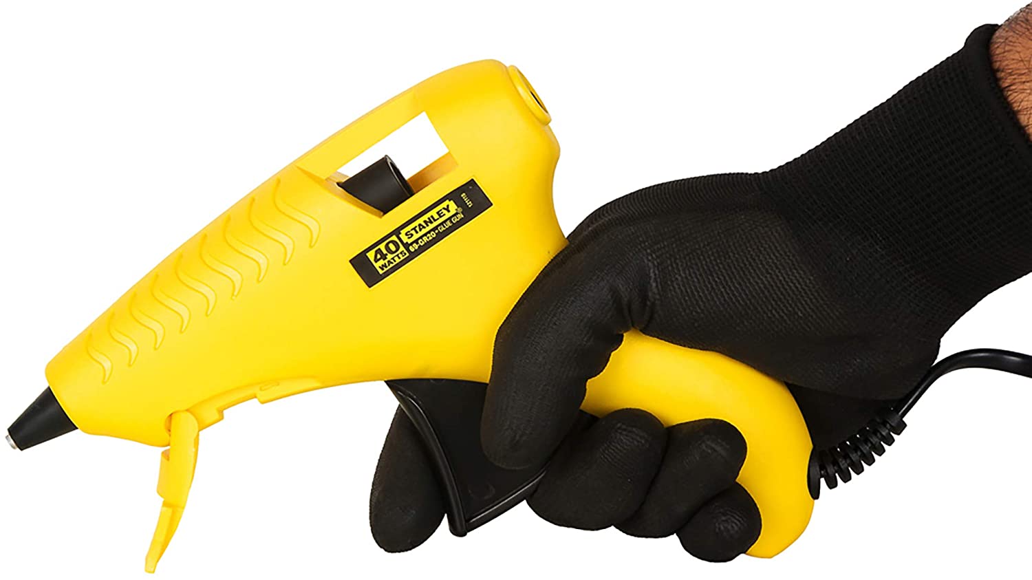 Stanley 69GR20B Plastic GluePro Trigger Feed Hot Melt Glue Gun (Yellow)