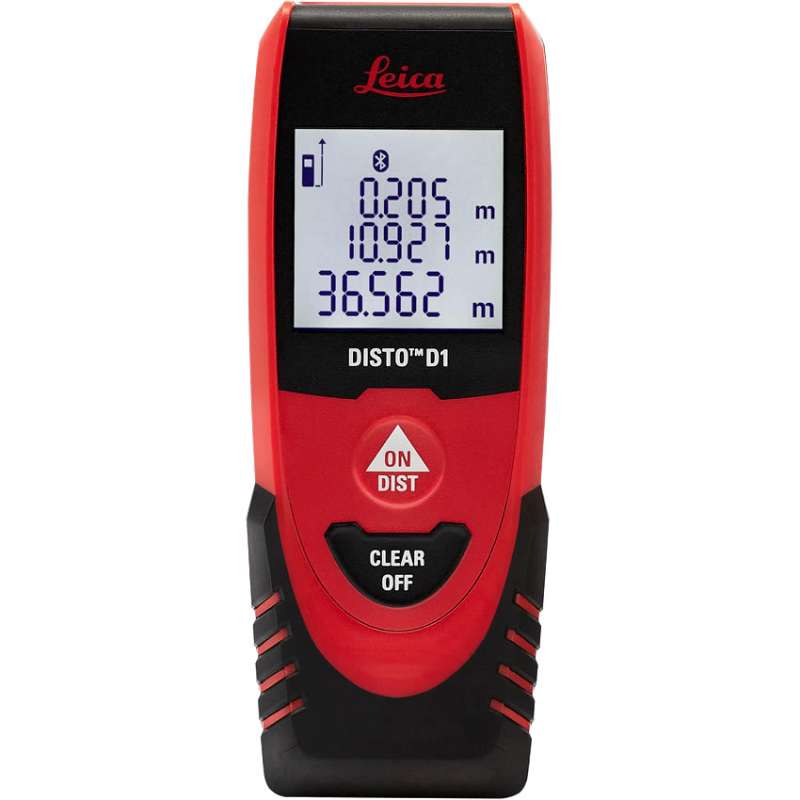 Leica Geosystems D1 40m Laser Distance Meter (Red and Black)